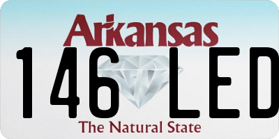 AR license plate 146LED