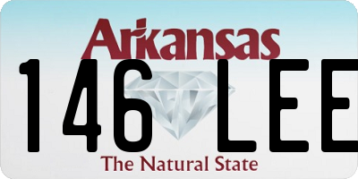 AR license plate 146LEE
