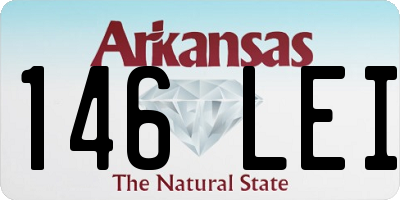 AR license plate 146LEI