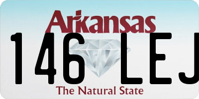 AR license plate 146LEJ