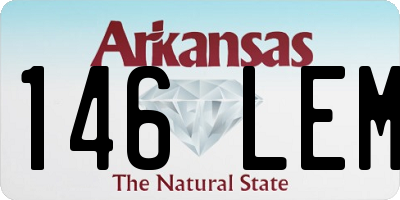 AR license plate 146LEM