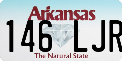 AR license plate 146LJR