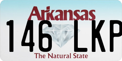 AR license plate 146LKP