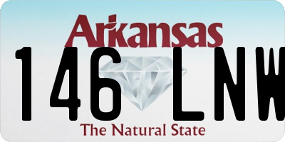 AR license plate 146LNW