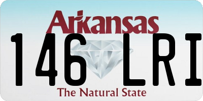 AR license plate 146LRI