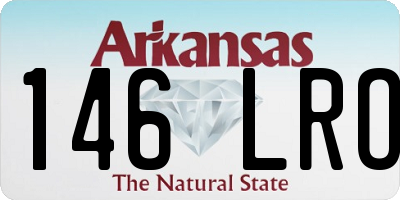 AR license plate 146LRO