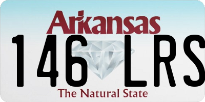 AR license plate 146LRS