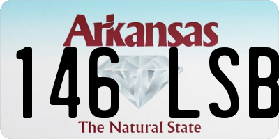 AR license plate 146LSB