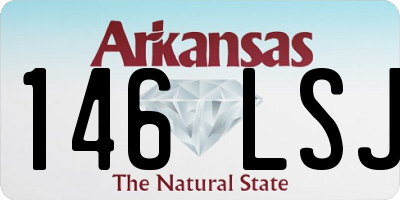AR license plate 146LSJ