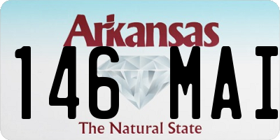 AR license plate 146MAI