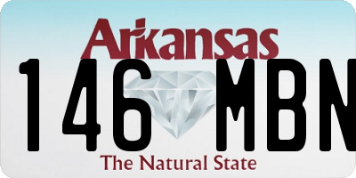 AR license plate 146MBN