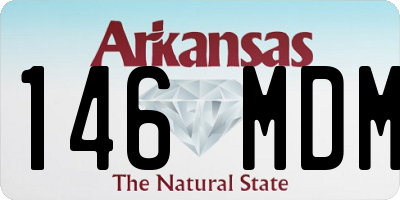AR license plate 146MDM