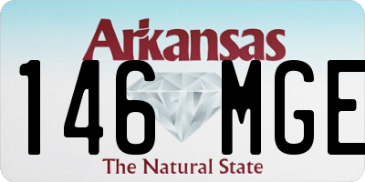 AR license plate 146MGE