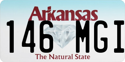 AR license plate 146MGI