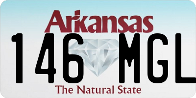 AR license plate 146MGL