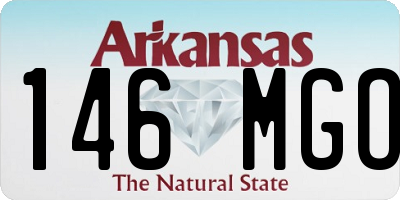 AR license plate 146MGO