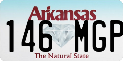 AR license plate 146MGP