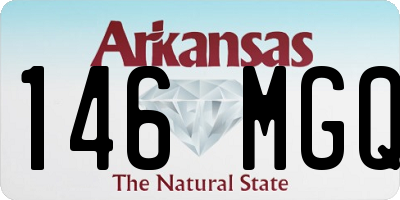 AR license plate 146MGQ
