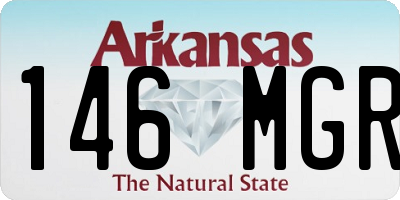 AR license plate 146MGR
