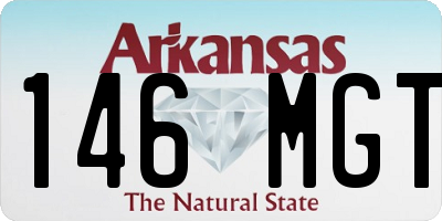 AR license plate 146MGT