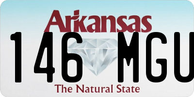 AR license plate 146MGU