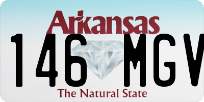 AR license plate 146MGV