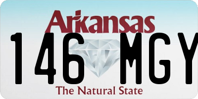 AR license plate 146MGY