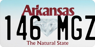 AR license plate 146MGZ