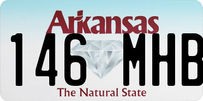 AR license plate 146MHB