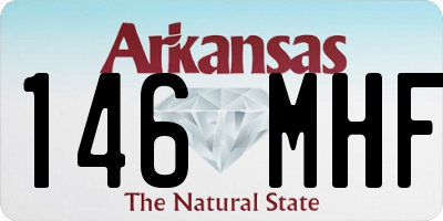 AR license plate 146MHF