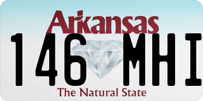 AR license plate 146MHI