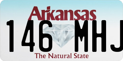 AR license plate 146MHJ