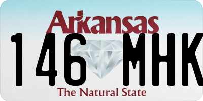 AR license plate 146MHK