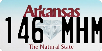 AR license plate 146MHM
