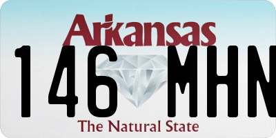 AR license plate 146MHN