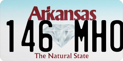AR license plate 146MHO
