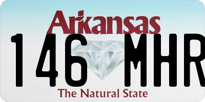 AR license plate 146MHR