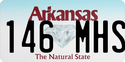 AR license plate 146MHS