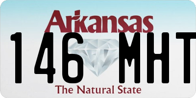 AR license plate 146MHT