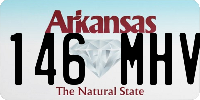 AR license plate 146MHV
