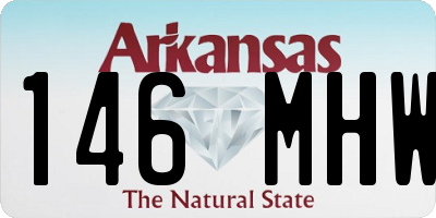 AR license plate 146MHW