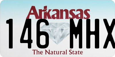 AR license plate 146MHX