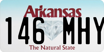 AR license plate 146MHY