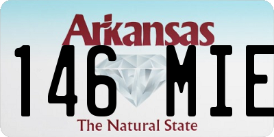 AR license plate 146MIE