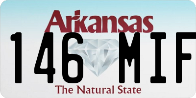 AR license plate 146MIF
