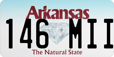 AR license plate 146MII
