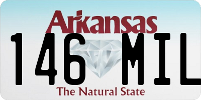 AR license plate 146MIL