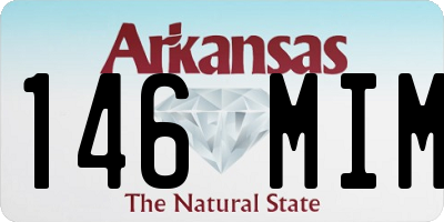 AR license plate 146MIM