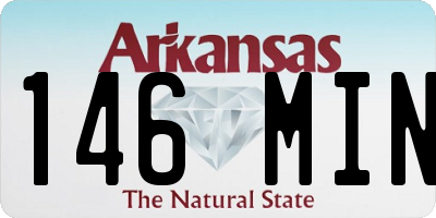AR license plate 146MIN