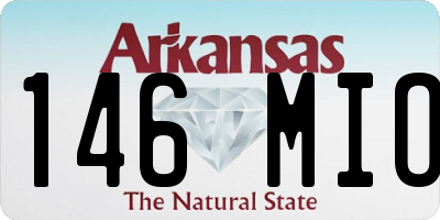 AR license plate 146MIO